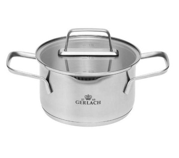 ГЕРЛАХ АМБИЕНТЕ ГОРШКИ, СТАЛЬ, ИНДУКЦИЯ, 10 ШТ.