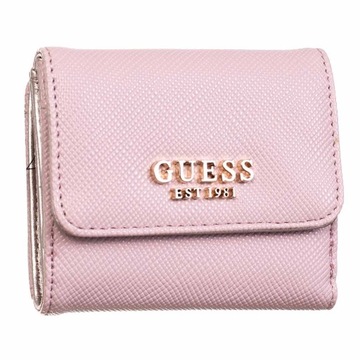 GUESS PORTFEL DAMSKI LAUREL SLG CARD PINK