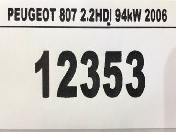 PEUGEOT 807 ULISEE PHEDRA SVAZEK DVEŘE INSTALACE