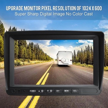 GreenYi 1280x720 AHD беспроводной монитор DVR для грузовика с диагональю 7 дюймов, ночной режим
