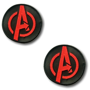 2 szt Avengers Naszywka Termo Haftowana 60mm