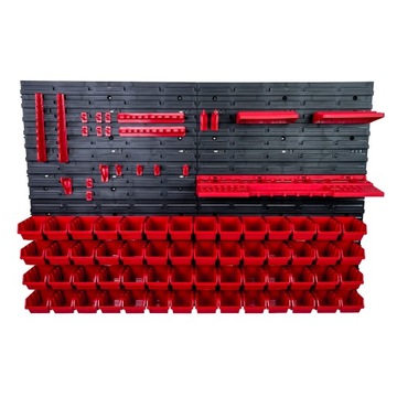 Доска инструментов 115x78 см. 56 ящик для мусора стена