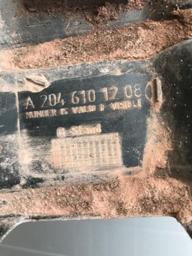 KRYT PODVOZKU PRAVÁ MERCEDES W204 A2046101208