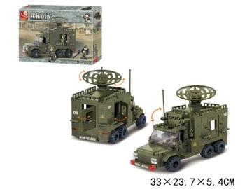 Кирпичи Командный центр TRUCK RADAR Военная АРМИЯ 4 ФИГУРКИ + ОРУЖИЕ LEGO