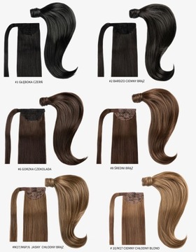 ATTACHABLE PONY 50см TRESKA наращивание хвоста 17 ЦВЕТОВ