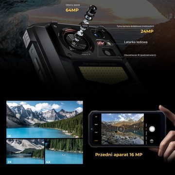 Смартфон HOTWAV W11, 12/256 ГБ, 6,6 дюйма, FHD+, 20800 мАч, NFC, IP69K, ночная камера