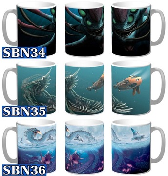 КРУЖКА Subnautica в подарок + ИМЯ И БЕСПЛАТНАЯ КАРТОННАЯ ИГРА «ПОДВОДНЫЙ МИР», 330 МЛ