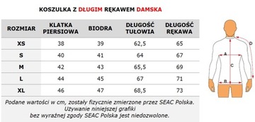 Женская футболка с рашгардом SEAC T-SUN с длинными рукавами, белая, L
