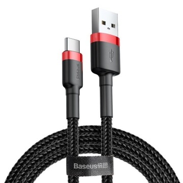 ТЕЛЕФОННЫЙ КАБЕЛЬ BASEUS STRONG USB TYPE C — USB-C QC 3.0 2A 2M