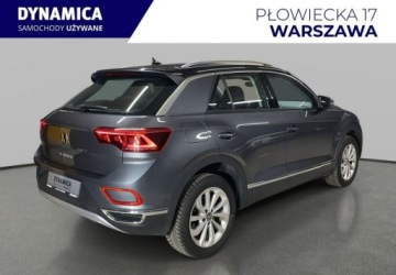 Volkswagen T-Roc I SUV Facelifting 1.5 TSI ACT 150KM 2022 Volkswagen T-Roc VAT 23 Style 1.5TSI 150KM DSG 202223 r., salon PL, I wl.,, zdjęcie 6