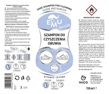 Emu Szampon do czyszczenia obuwia w piance 150 ml