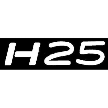 naklejka napis h25 0009382260 linde