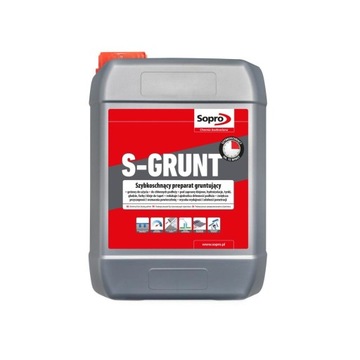Grunt uniwersalny szybkoschnący S-Grunt 10kg SOPRO