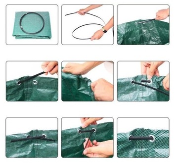 КОРЗИНА-КОНТЕЙНЕР САДОВАЯ СУМКА ДЛЯ ЛИСТЬЕВ ТРАВЫ STRONG