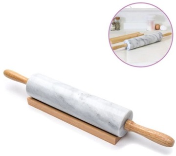 КАМЕННЫЙ МРАМОРНЫЙ РОЛИК 46см ПОДСТАВКА