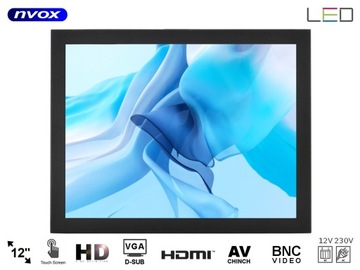 ПРОМЫШЛЕННЫЙ МОНИТОР СО ВСТРОЕННОЙ РАМКОЙ 12 ДЮЙМОВ