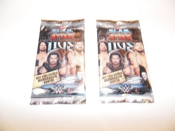 WWE Topps Slam Attax Live 10 коллекционных карточек 2x5 новые, нераспечатанные