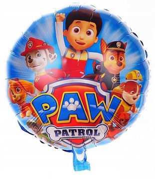 Psi Patrol Balony Balon Okrągły 45 cm Urodziny