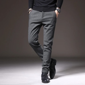Осень и зима новые мужские повседневные брюки Slim Fit