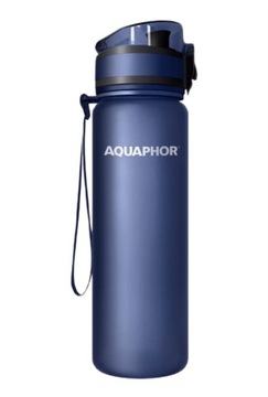 Butelka filtrująca do wody AQUAPHOR 0,5l granatowa + 1 filtr