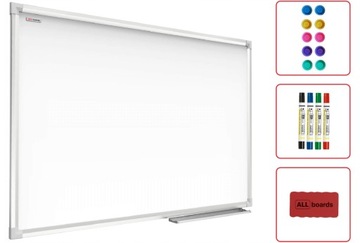 ОФИСНАЯ ДОСКА 60Х40 БЕЛАЯ МАГНИТНАЯ + АКСЕССУАРЫ