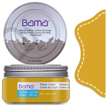 Krem do obuwia BAMA Premium w słoiczku Curry 50ml
