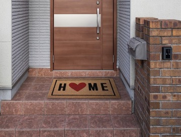 КОВРИК ДЛЯ ВХОДА НА УЛИЦУ КОКОС, ПРОЧНЫЙ, 45x75см