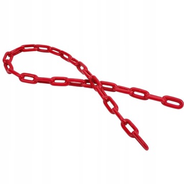 Детская металлическая цепочка с пластиковым покрытием.