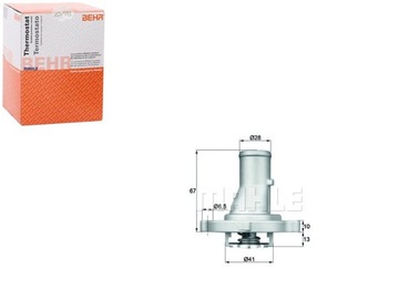 TERMOSTAT FIAT 87C 1,1 1.2 PALIO PUNTO UNO BEHR