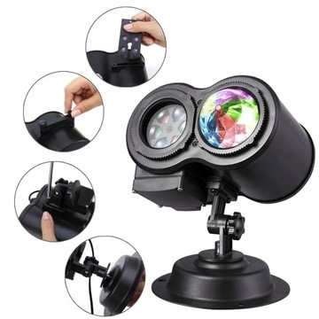 РОЖДЕСТВЕНСКИЙ СВЕТОДИОДНЫЙ ЛАЗЕРНЫЙ ПРОЕКТОР, НАРУЖНЫЙ ПУЛЬТ ДИСТАНЦИОННОГО УПРАВЛЕНИЯ