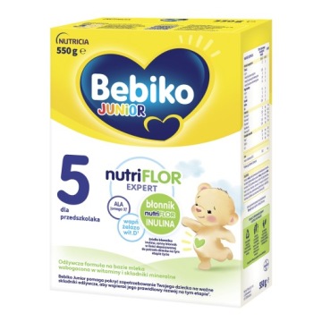 Bebiko, Junior 5 NutriFlor Expert, молоко адаптоване, 550 г