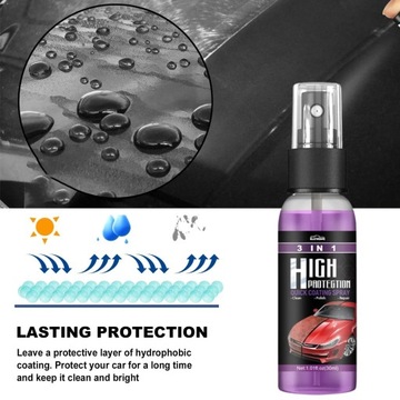 Polski lakier samochodowy w sprayu Rapid Ceramic Coating Fortify - Wosk w Powłoka Sprayu