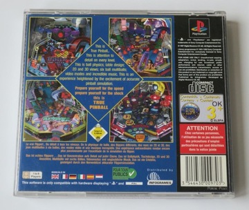 ИГРА ДЛЯ PS1 TRUE PINBALL PLAYSTATION 1 PSX