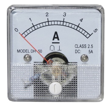 Аналоговый счетчик амперметр 5А + шунт