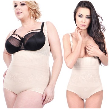 Orirose BODY mocno WYSZCZUPLAJĄCE brzuch MODELUJĄCE talię pośladki SIZE+