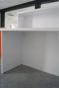 Офисная стойка AJJS-15 120см Варшава белая стойка регистрации