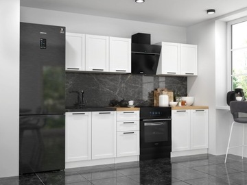 КОМПЛЕКТ КУХОННОЙ МЕБЕЛИ 200 КАРКАС ДУБА ARTISAN БЕЛЫЙ