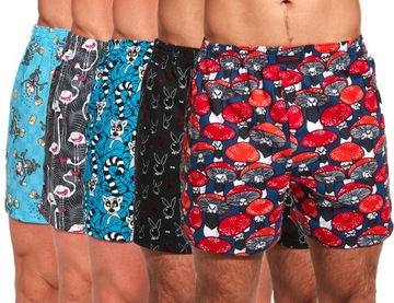 5x Шорты CORNETTE CLASSIC BOXER, свободные, большого размера, 100% хлопок, ШОРТЫ для сна XL