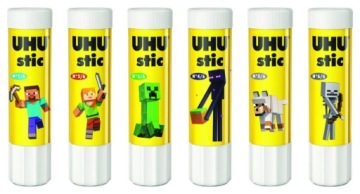 Клей Шкільний в Олівці UHU Серія Лімітована Minecraft 21 г | 1 шт.