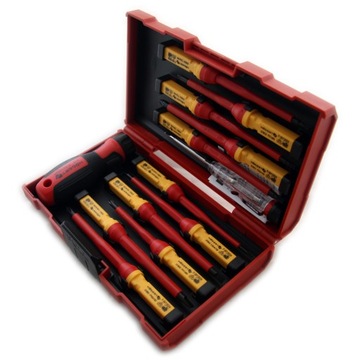 Wkrętaki - zestaw 13szt. izolowane 1000V HöGERT