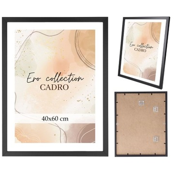 Рамка 40х60 фоторамки для фотографий черная рамка