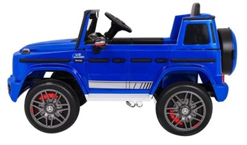 Mercedes AMG G63 dla dzieci Lakier Niebieski + Pilot + MP3 LED