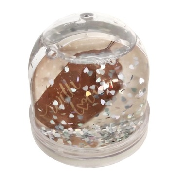 Фоторамка с водяным шариком и блестками ко Дню святого Валентина