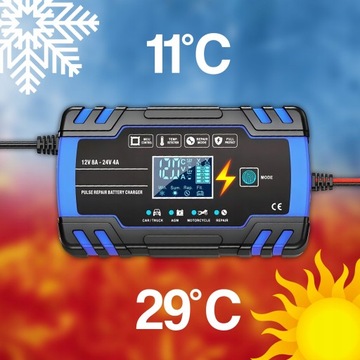 АВТОМАТИЧЕСКИЙ ВЫПРЯМИТЕЛЬ С ФУНКЦИЕЙ РЕМОНТА 12В 24В АККУМУЛЯТОРНЫЙ ВЫПРЯМИТЕЛЬ