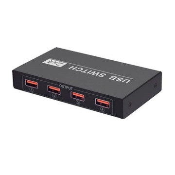 Компания переключения KVM USB 2x4 USB Передача данных передачи данных Spacetronik Adapter