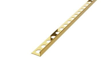 Profil licowy ozdobny Złoty Połysk J 12mm x 270cm
