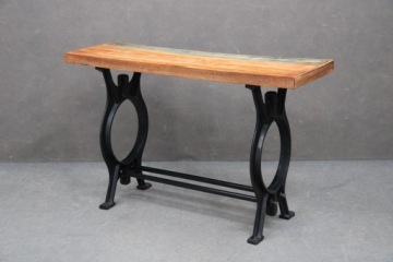 Консольный стол Деревянный индийский стол INDUSTRIAL