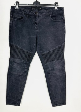 Jeansowe spodnie rurki XXL 44 Next