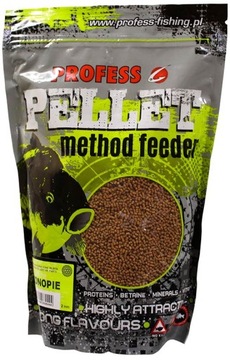 Кормушка PROFESS PELLET MICRO МЕТОД 2мм КОНОПЛЯ 700г