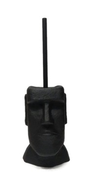 Moai.H-28cm.Silikonowa Szczotka Do WC.Czarny